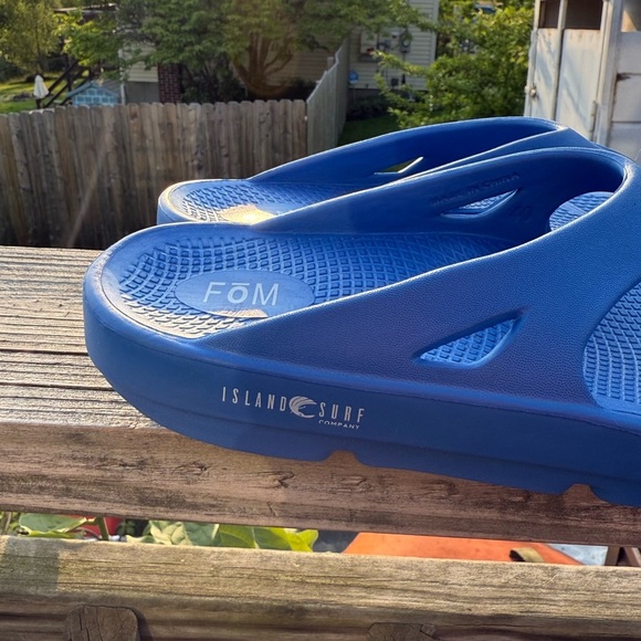 Island Surf FoM Wave ll Women's Sz 8 Orthopedic Recovery Sandals Ocean Blue - Picture 4 of 6